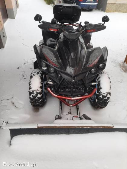 Quad Online 850 z 2019rok z pługiem do śniegu