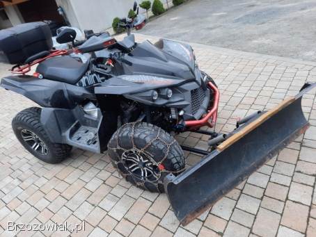 Quad Online 850 z 2019rok z pługiem do śniegu