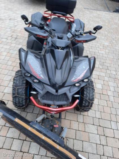Quad Online 850 z 2019rok z pługiem do śniegu
