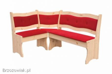 Narożnik kuchenny + stół drewno sosnowe -  Nowe