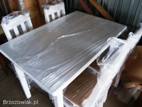 Stół + krzesła kuchenne.  Drewno sosnowe -  Nowe