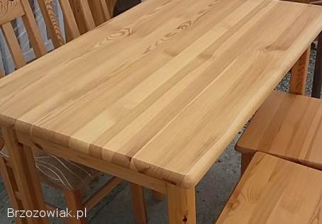 Stół 80x60 z drewna sosnowego -  nowy