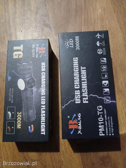 Latarka Led z Magnesemi Usb