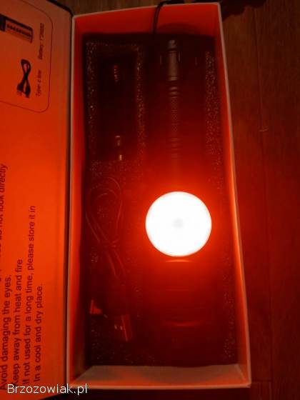 Latarka Led z Magnesemi Usb