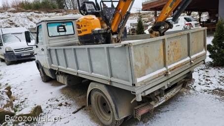 Minikoparka Berger Kraus BK1600 Silnik Kubota Skrętne ramię Rozsuwane Gąsi