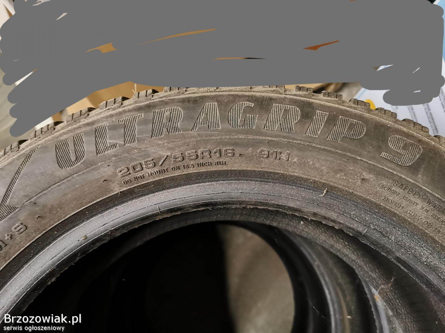 Sprzedam komplet 4szt on zimowych Goodyear 205x55R16