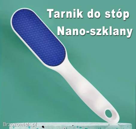 Nano szklany pilnik do stóp tarka do pięt