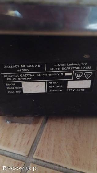 Kuchnia gazowa