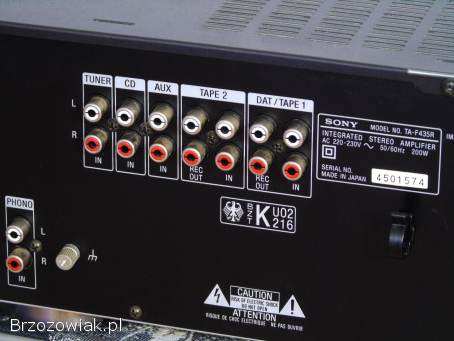 Wzmacniacz Sony TA-F435 sprawny i mocny.  DOSTAWA