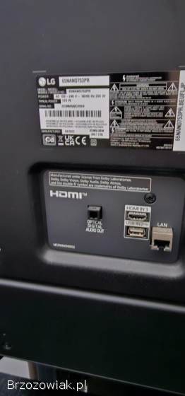 Telewizor LG 65 cal 65NANO753PR LED 4K webOS