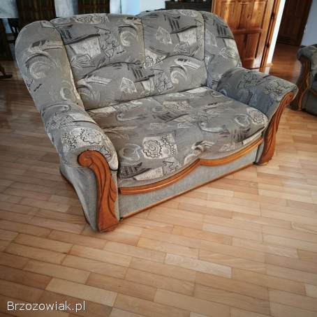 Sofa z funkcją spania i pojemnikiem na pościel dwuosobowa