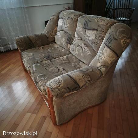 Sofa z funkcją spania i pojemnikiem na pościel dwuosobowa