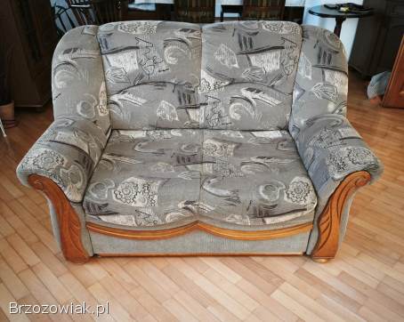 Sofa z funkcją spania i pojemnikiem na pościel dwuosobowa