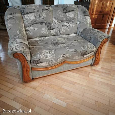 Sofa z funkcją spania i pojemnikiem na pościel dwuosobowa