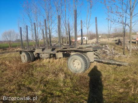 Przyczepa do przewozu drewna