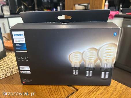 Philips Hue – NOWE 3× żarówki White Ambiance + 2× Motion Sensor + Dimmer