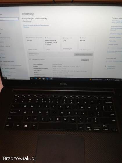 Laptop Dell XPS 15/ i5-6300HQ/RAM 16 GB/ DYSK SSD 1024 GB/GTX 960/15,  6 IPS