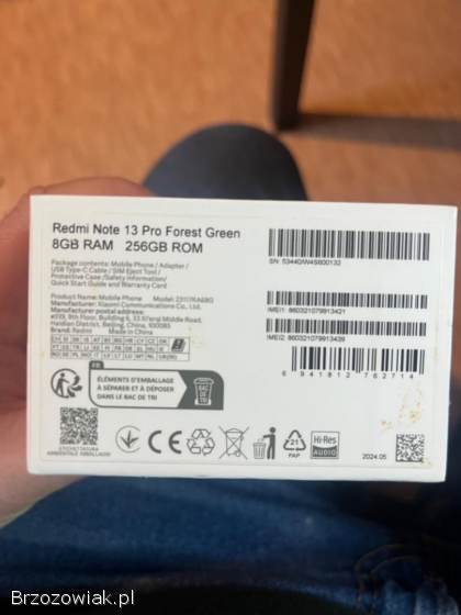 Xiaomi redmi Note 13 Pro 8Gb RAM 256gb