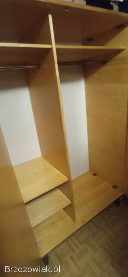 Szafa dwudrzwiowa z połyskiem styl Retro