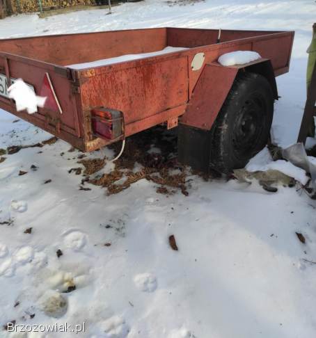 Przyczepka,  przyczepa samochodowa SAM zarejestrowana,  ubezpieczona