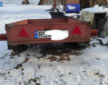 Przyczepka,  przyczepa samochodowa SAM zarejestrowana,  ubezpieczona