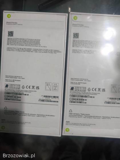 2x iPhone 17 pro max nówki (podróbki lecz prakt.  nie da się odróżnić od oryginału
