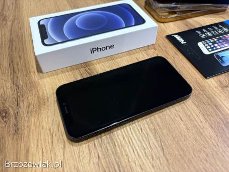 Okazja!  Iphone 12 Mini Midnight!  Super Stan!  Gwarancja!  Bateria 100!
