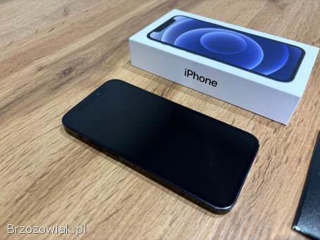 Okazja!  Iphone 12 Mini Midnight!  Super Stan!  Gwarancja!  Bateria 100!