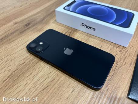 Okazja!  Iphone 12 Mini Midnight!  Super Stan!  Gwarancja!  Bateria 100!