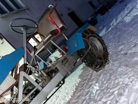 Traktor SAM 126p,  żuk (pług śnieżny/łańcuchy)