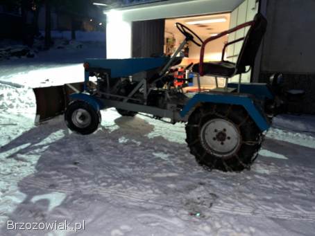 Traktor SAM 126p,  żuk (pług śnieżny/łańcuchy)