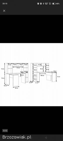 Biurko młodzieżowe narożne