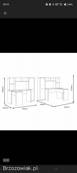 Biurko młodzieżowe narożne