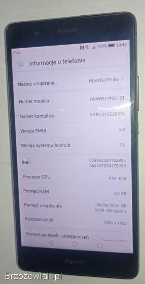 Smartfon Huawei P9 Lite 2 GB / 16 GB 4G (LTE)