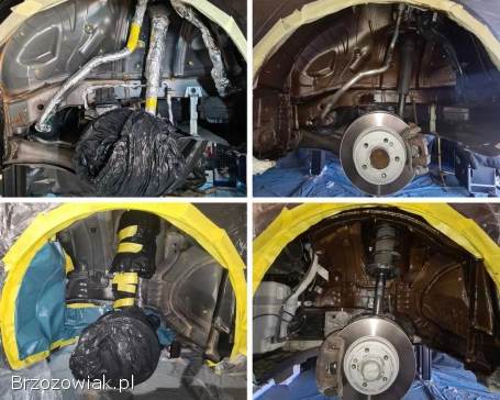 Konserwacja samochodowa/ podwozia,  czyszczenie suchym lodem