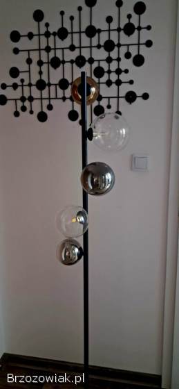 Lampa stojąca podłogowa czarna