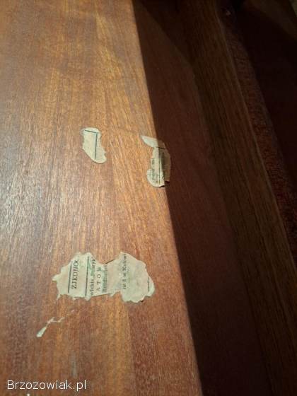 Stolik kawowy,  barek PRL politura