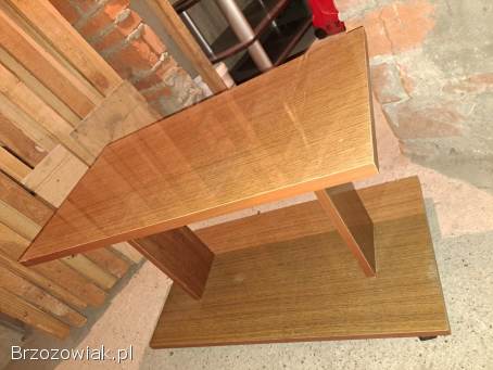 Stolik kawowy,  barek PRL politura