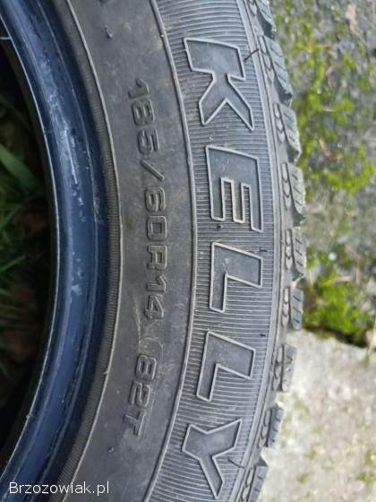 Opony zimowe 185/60/14 w dobrym stanie