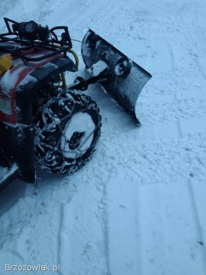 Odśnieżanie posesji podjazdów dróg