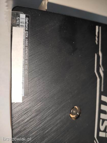 Karta graficzna GEFORCE GTX 1660 VENTUS XS 6GB OC