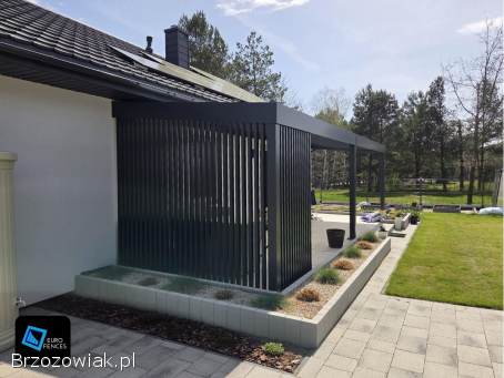Pergola Aluminiowa Zadaszenie ogrodowe -  Polski producent Euro Fences