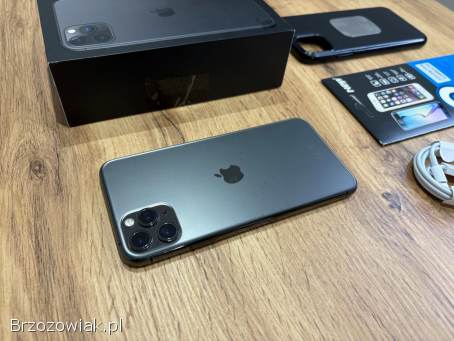 Okazja!  Iphone 11 Pro Max Grafitowy!  Kondycja Bat 100 Super Stan!