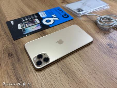 Okazja!  Iphone 11 Pro Max Złoty!  256GB!  Kondycja Bat 100 Super Stan!