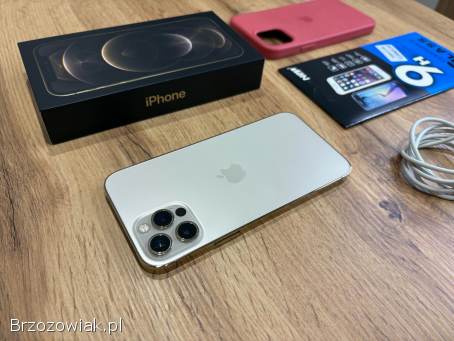 Okazja!  Iphone 12 Pro Złoty 256GB!  Gwarancja!  Super Stan!  Bateria 100
