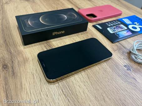 Okazja!  Iphone 12 Pro Złoty 256GB!  Gwarancja!  Super Stan!  Bateria 100