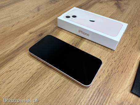 Okazja!  Iphone 13 Różowy!  Gwarancja!  Kondycja Bat 100!  Super Stan!