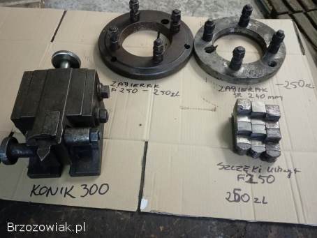 Uchwyt tokarski zabierak szczęki tokarka konik frezarski