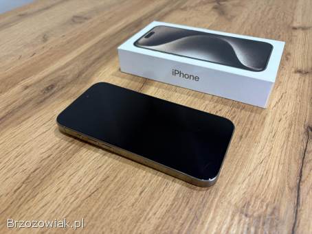 Okazja!  Iphone 15 Pro -  Naturalny Tytan!  256GB!  Bateria 100!