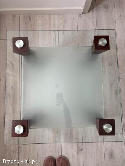 Szklana ława stolik kawowy